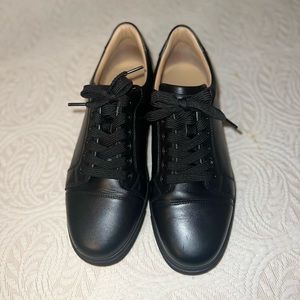 Christian Louboutin Vieira Flat Calf BLACK leather 38.5